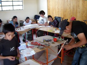 Leading activities for children and young adults with disabilities.